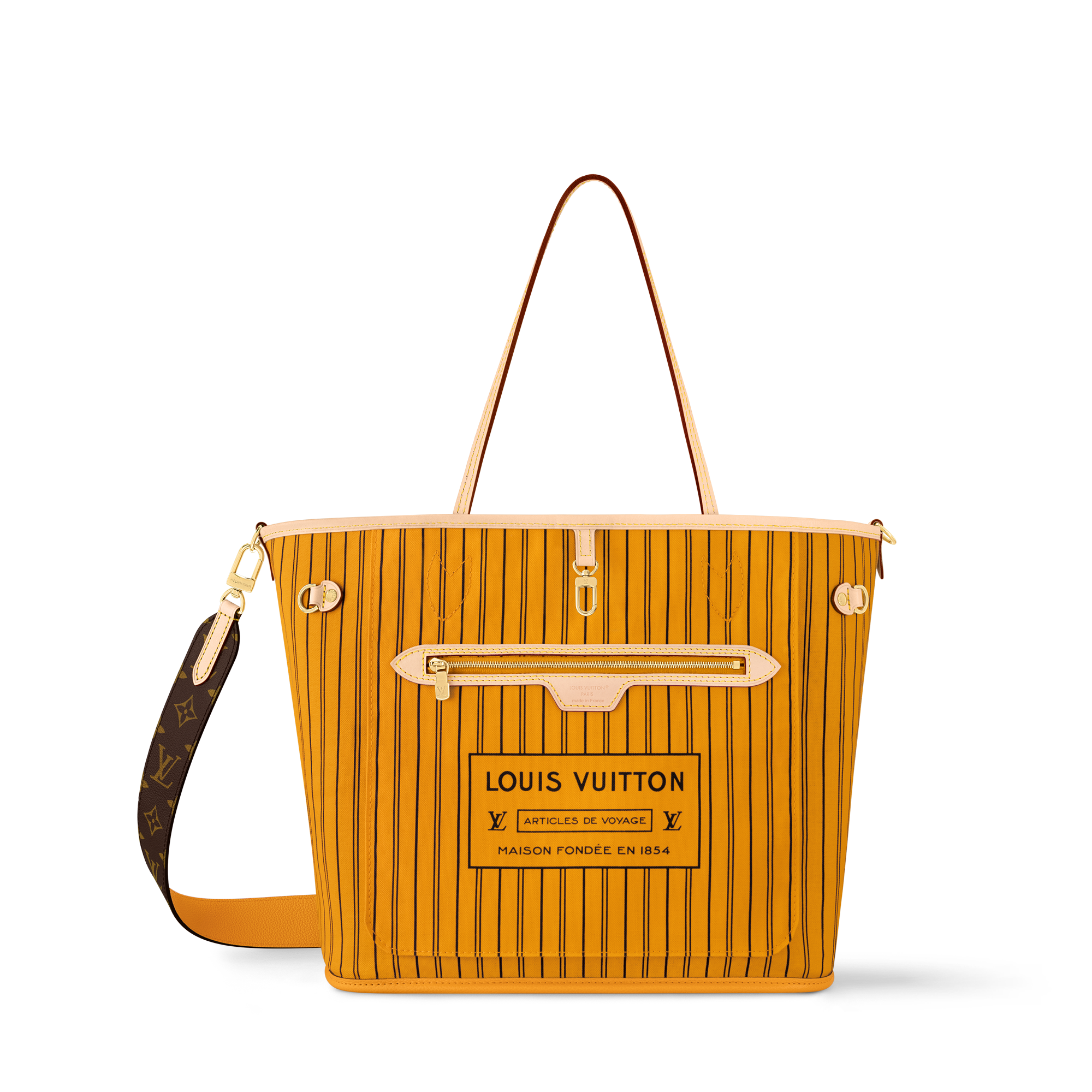 Neverfull MM Monogram Inside Out Stripe Tote | LOUIS VUITTON ®